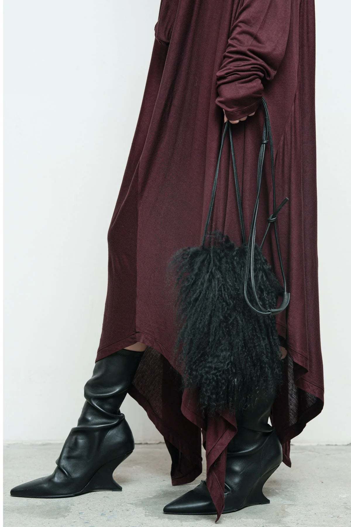 Nicholas K Blaise Phone Sack Shearling Bag - Image 3 of 3