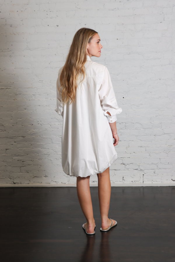 Shwetambari Shirt Bubble Dress