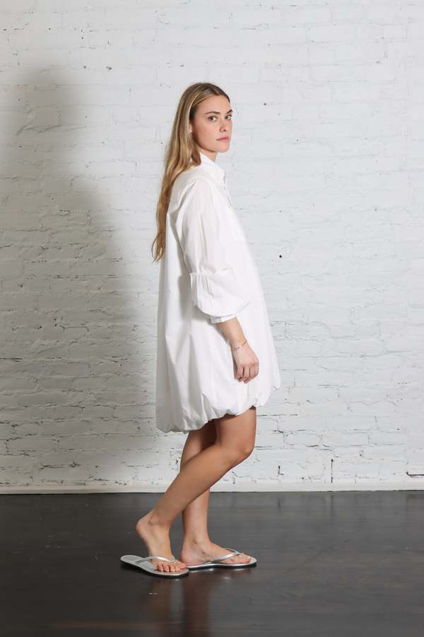 Shwetambari Shirt Bubble Dress