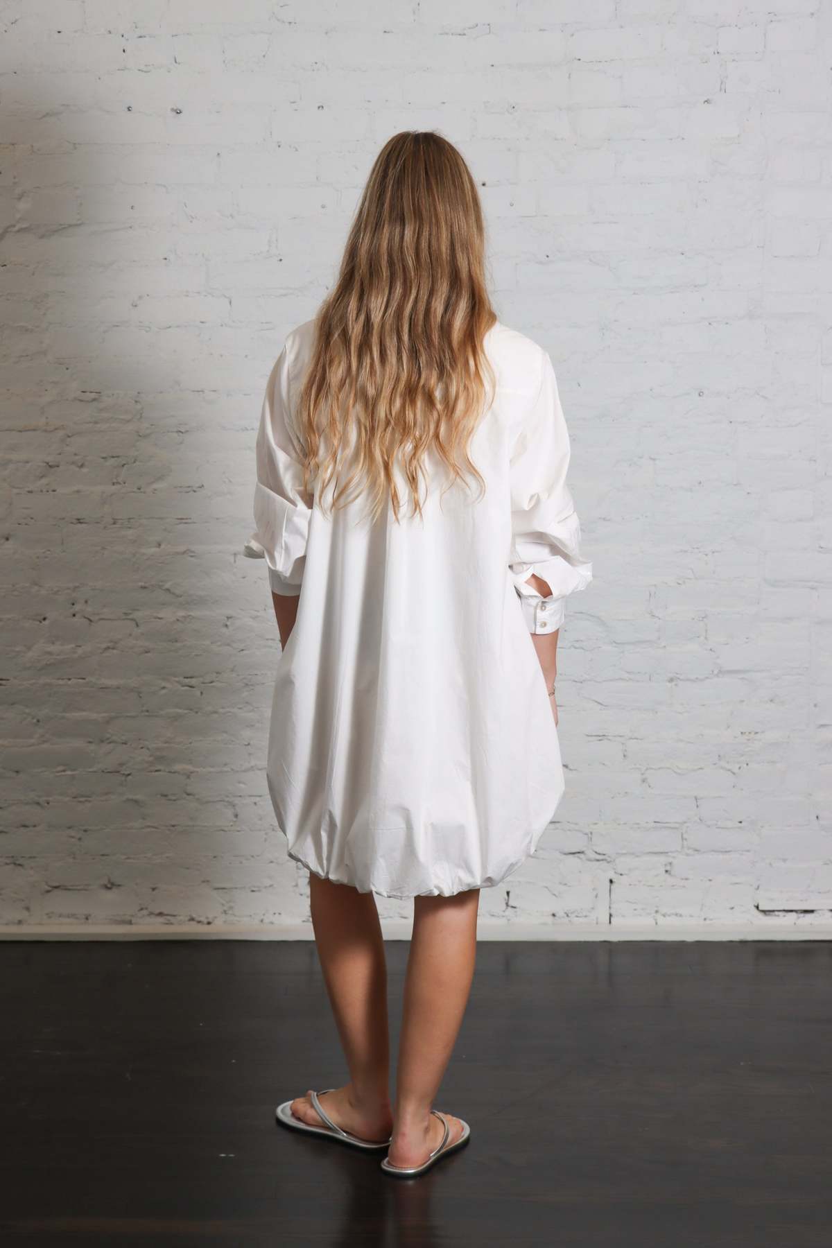 Shwetambari Shirt Bubble Dress - Image 7 of 9