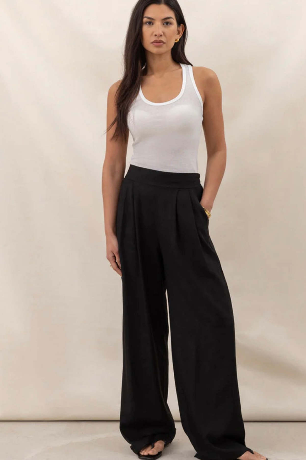 CHARLI Alexis Linen Trousers - Image 1 of 4