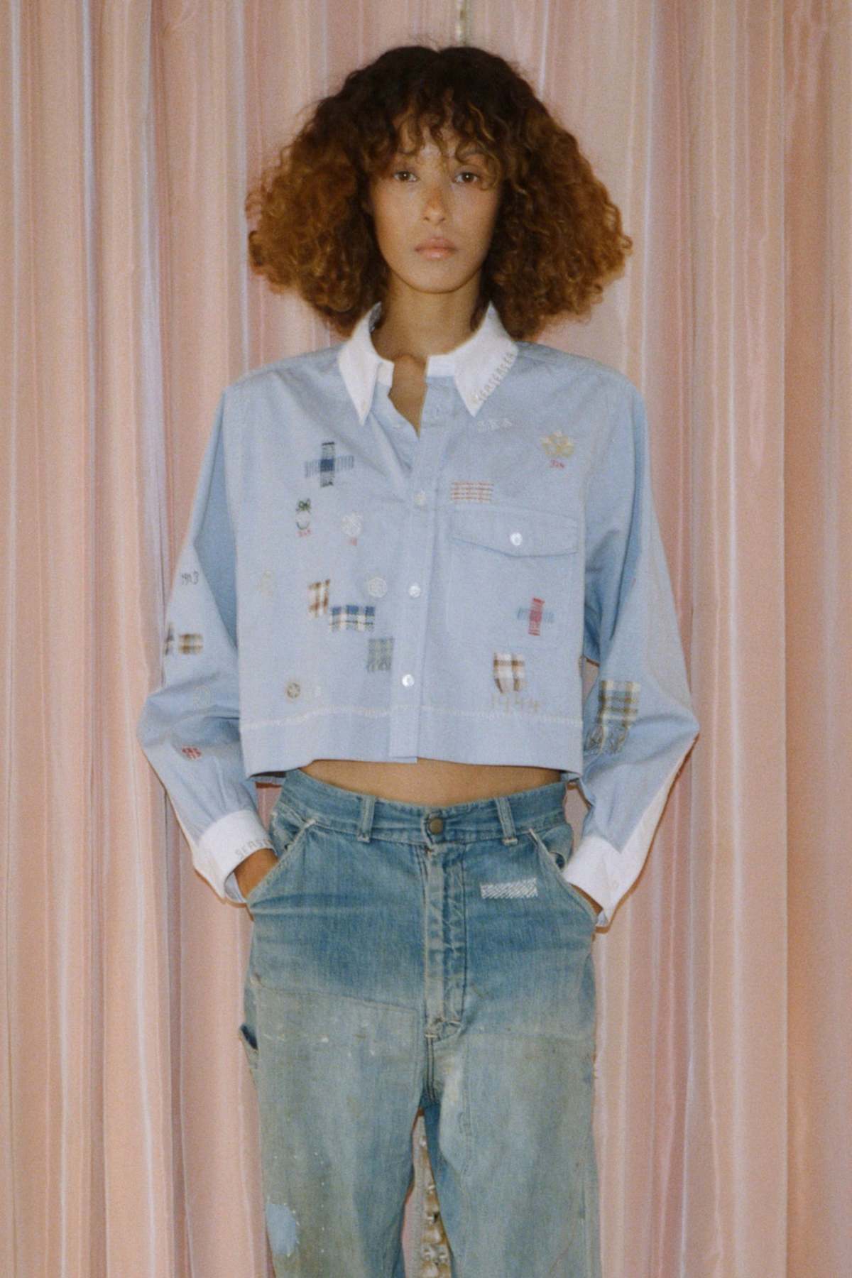 Sea NY Claira Emb Button Down - Blue - Image 1 of 10