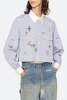 Sea NY Claira Emb Button Down - Blue - Thumbnail 9