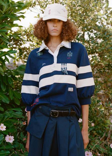 Sea NY Carolyn Workwear Rugby Shirt - Multicolor | Garmentory
