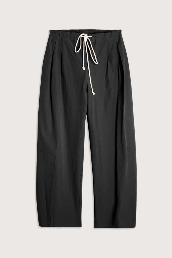 MARIA McMANUS Balloon Drawstring Trouser - Black