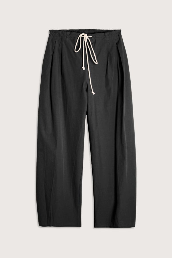 MARIA McMANUS Balloon Drawstring Trouser - Black