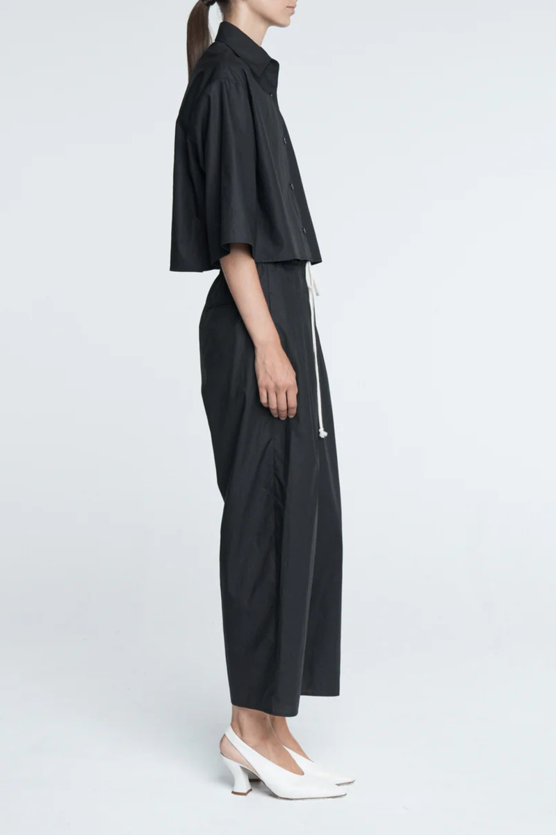 MARIA McMANUS Balloon Drawstring Trouser - Black
