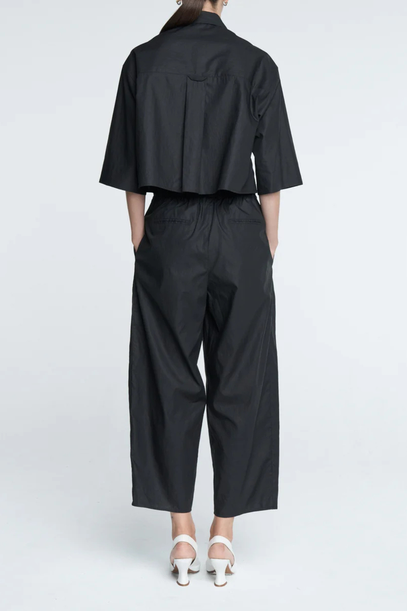 MARIA McMANUS Balloon Drawstring Trouser - Black