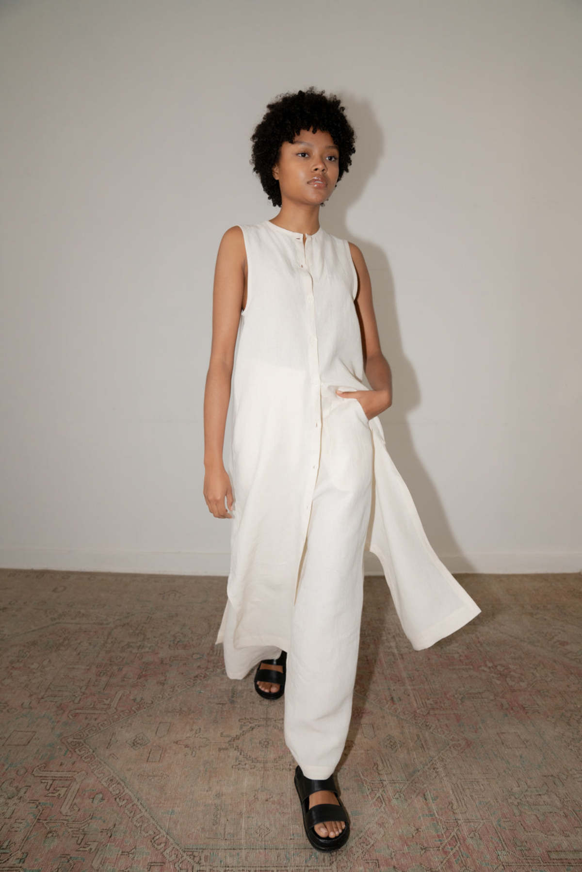 Zii Ropa Hal Dress - Ivory - Image 2 of 5