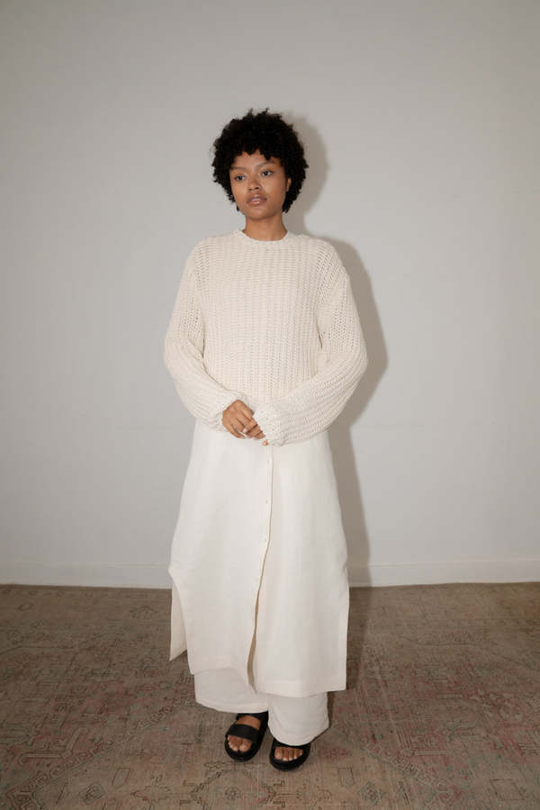 Zii Ropa Hal Dress - Ivory