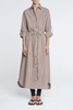 MARIA McMANUS Drawstring Shirt Dress - Mouseback - Thumbnail 2