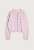 MARIA McMANUS Tiny Button Cardigan - Powder Pink - Thumbnail 1