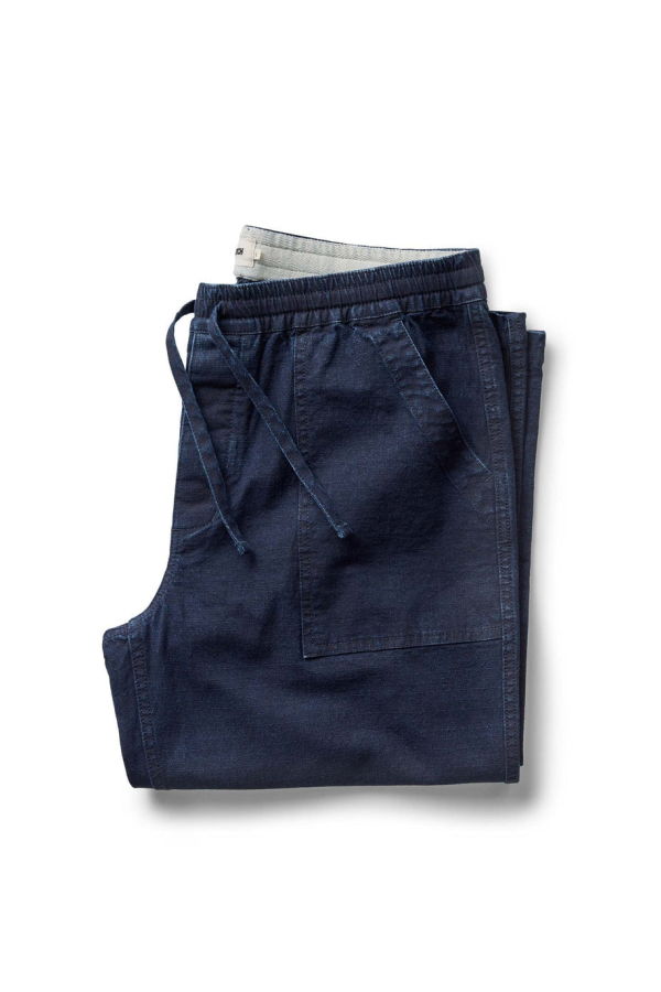 Taylor Stitch Breakwater Pant - Rinsed Indigo Ripstop