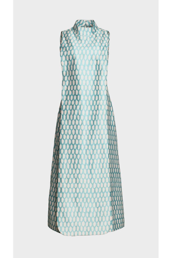 Frances Valentine Carlyle Maxi Dress - Air Blue/Oyster