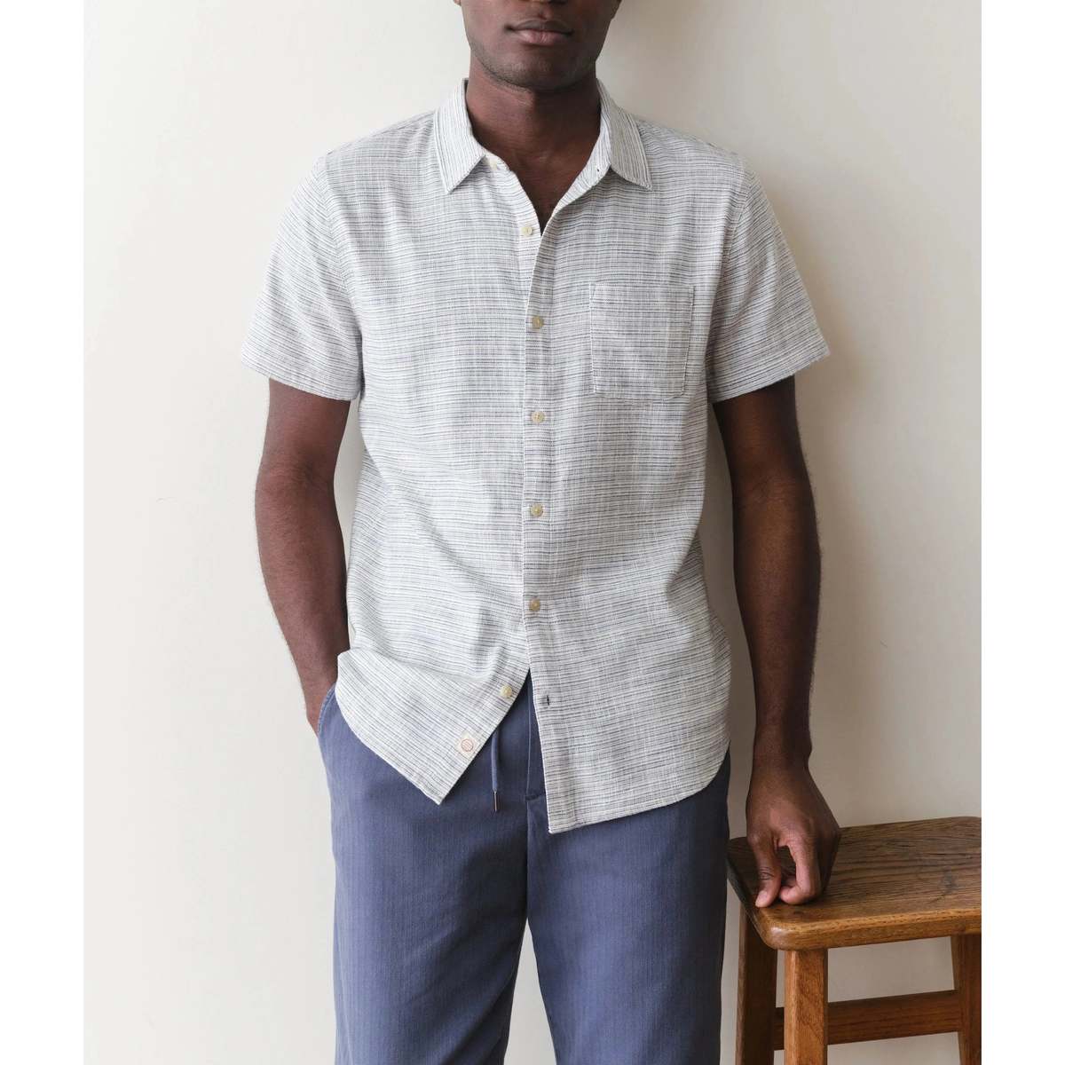 Marine Layer Classic Stretch Selvage Shirt - Image 3 of 15