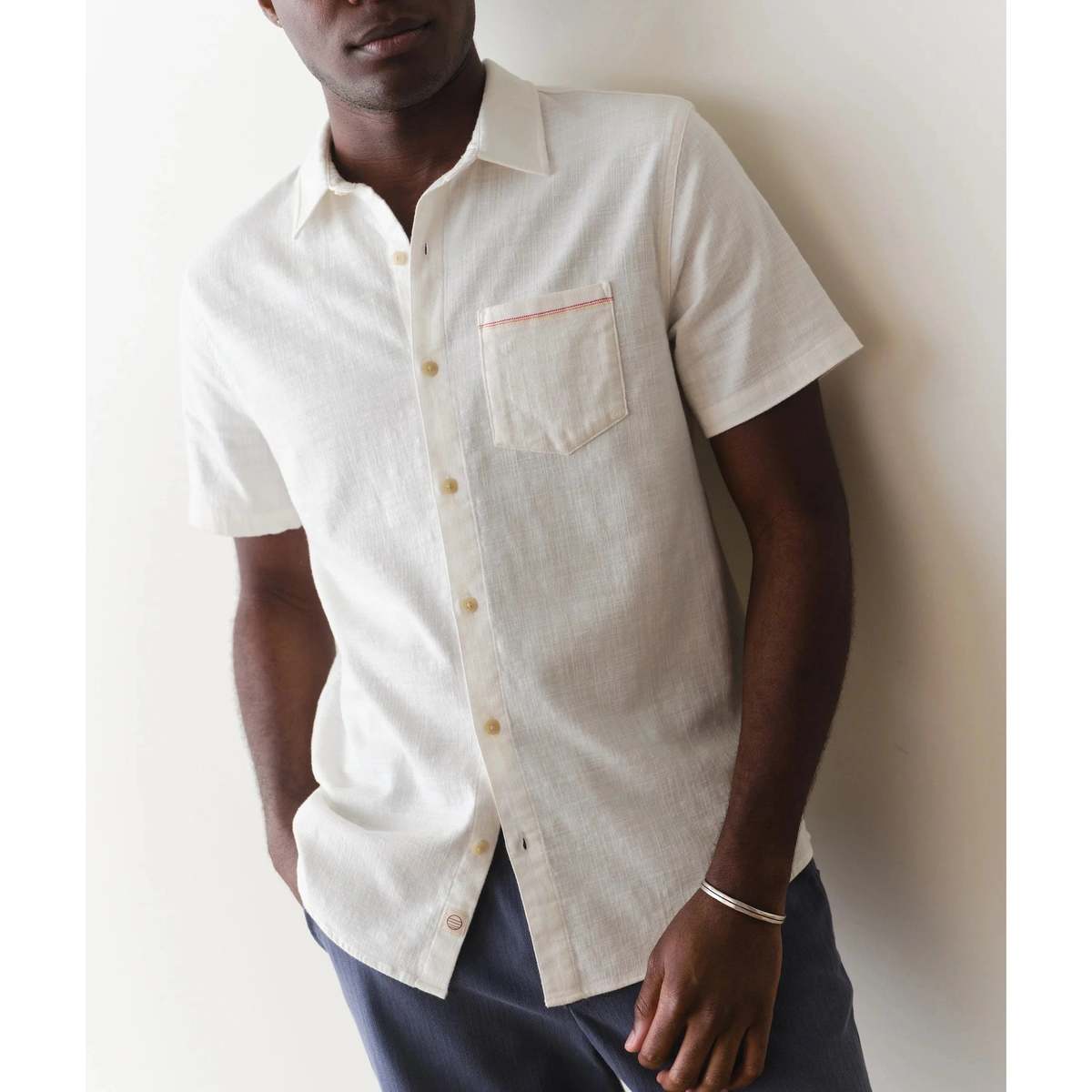 Marine Layer Classic Stretch Selvage Shirt - Image 6 of 15