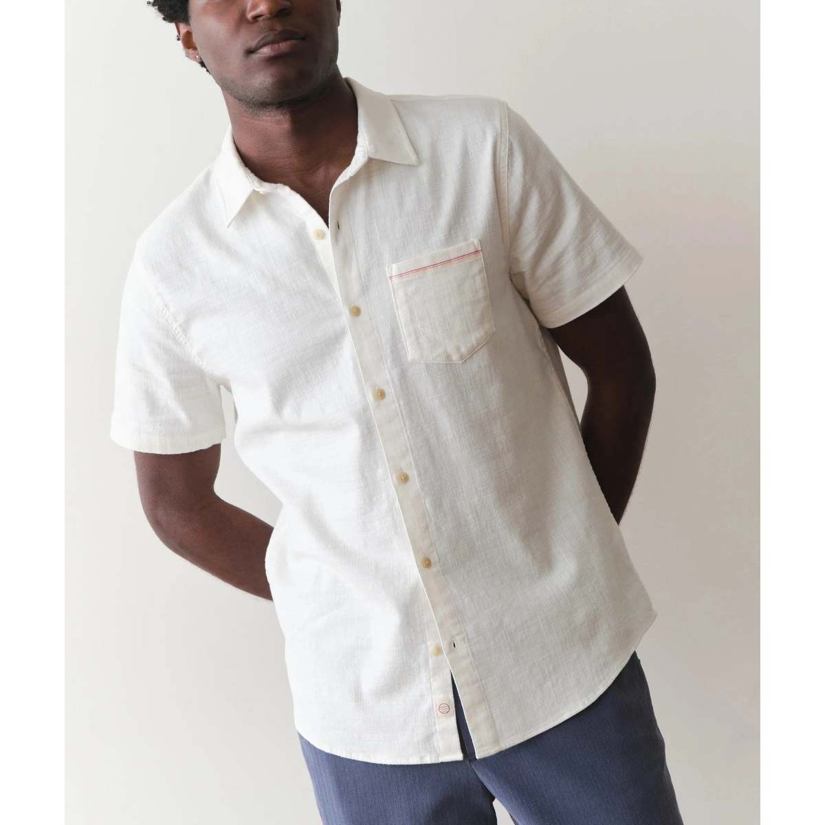 Marine Layer Classic Stretch Selvage Shirt - Image 7 of 15