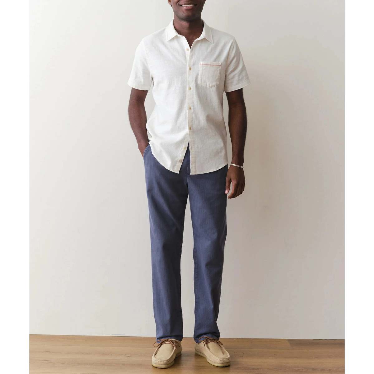 Marine Layer Classic Stretch Selvage Shirt - Image 9 of 15