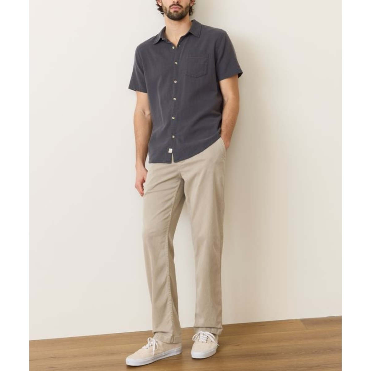 Marine Layer Classic Stretch Selvage Shirt - Image 10 of 15
