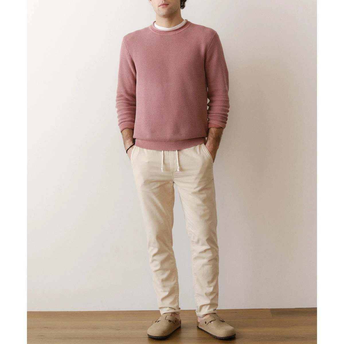 Marine Layer Saturday Slim Straight Stretch Beach Pant - Fog - Image 2 of 7