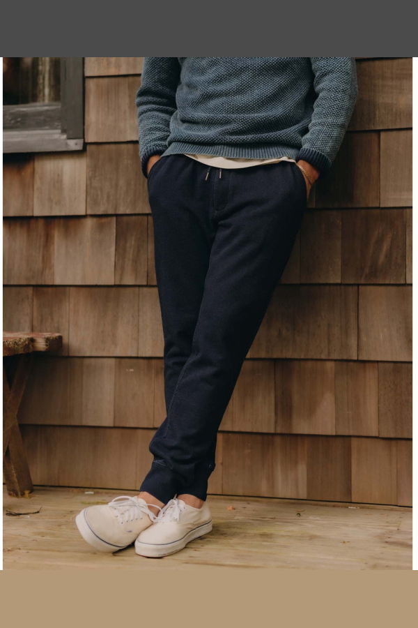 Taylor Stitch Sunset Pants - Rinsed Indigo Terry