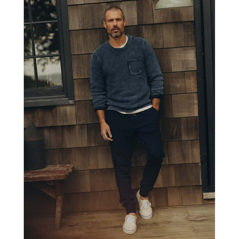 Taylor Stitch Sunset Pants - Rinsed Indigo Terry