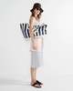 Kule The Tank Dress - White/Navy Pinstripe - Thumbnail 4