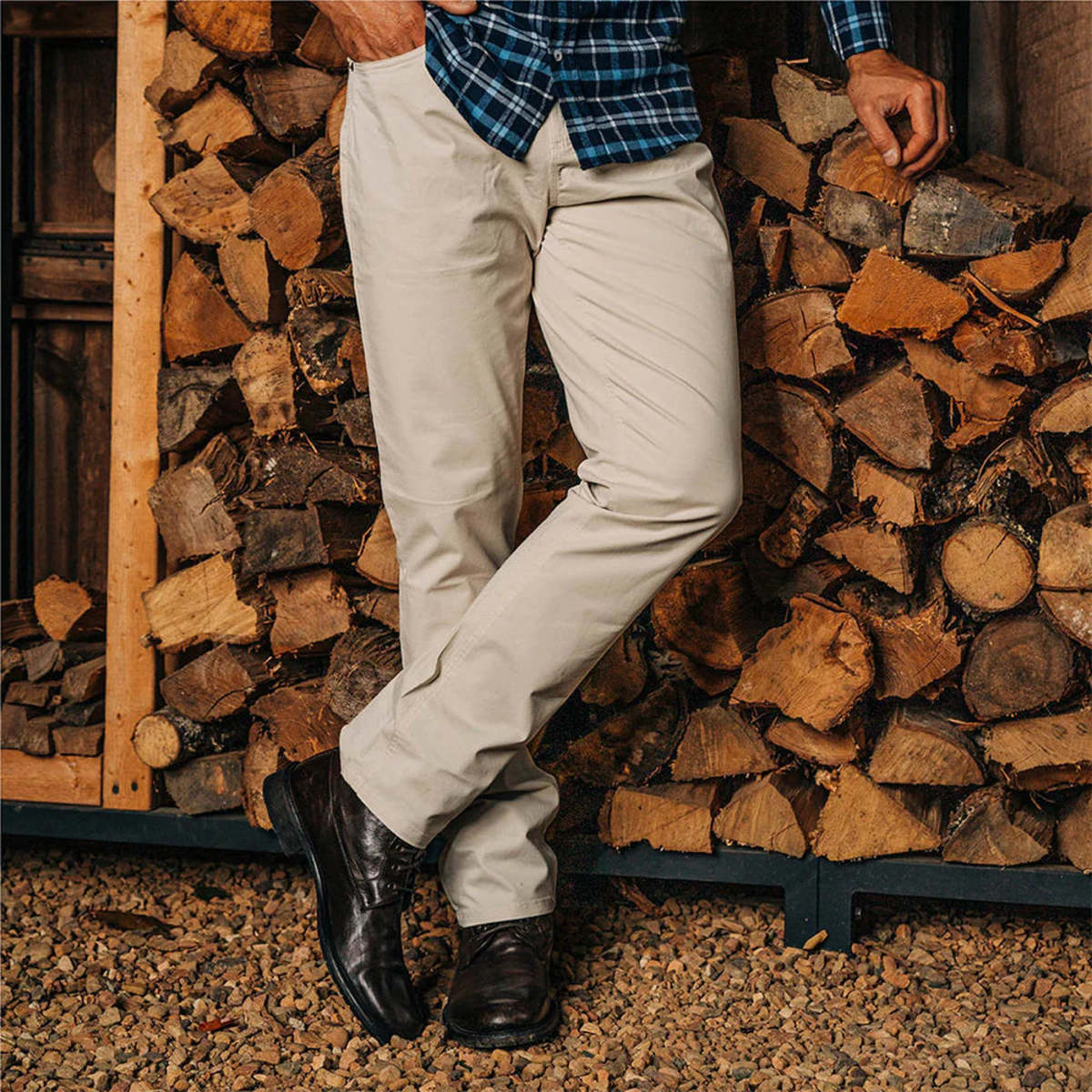 The Sporting Gent TSG Boone 5-Pocket Pant - Stone - Image 2 of 3