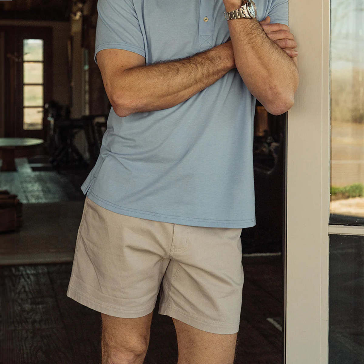 The Sporting Gent TSG Ridge Short - Sharkskin - Image 6 of 7