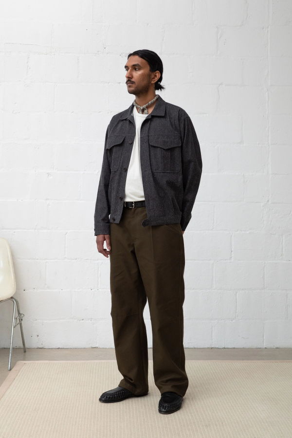 Wanze Flight Pant - Cotton Twill - Army Green