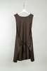 Wanze Wrap Tie Tank Dress - Mocha - Thumbnail 1