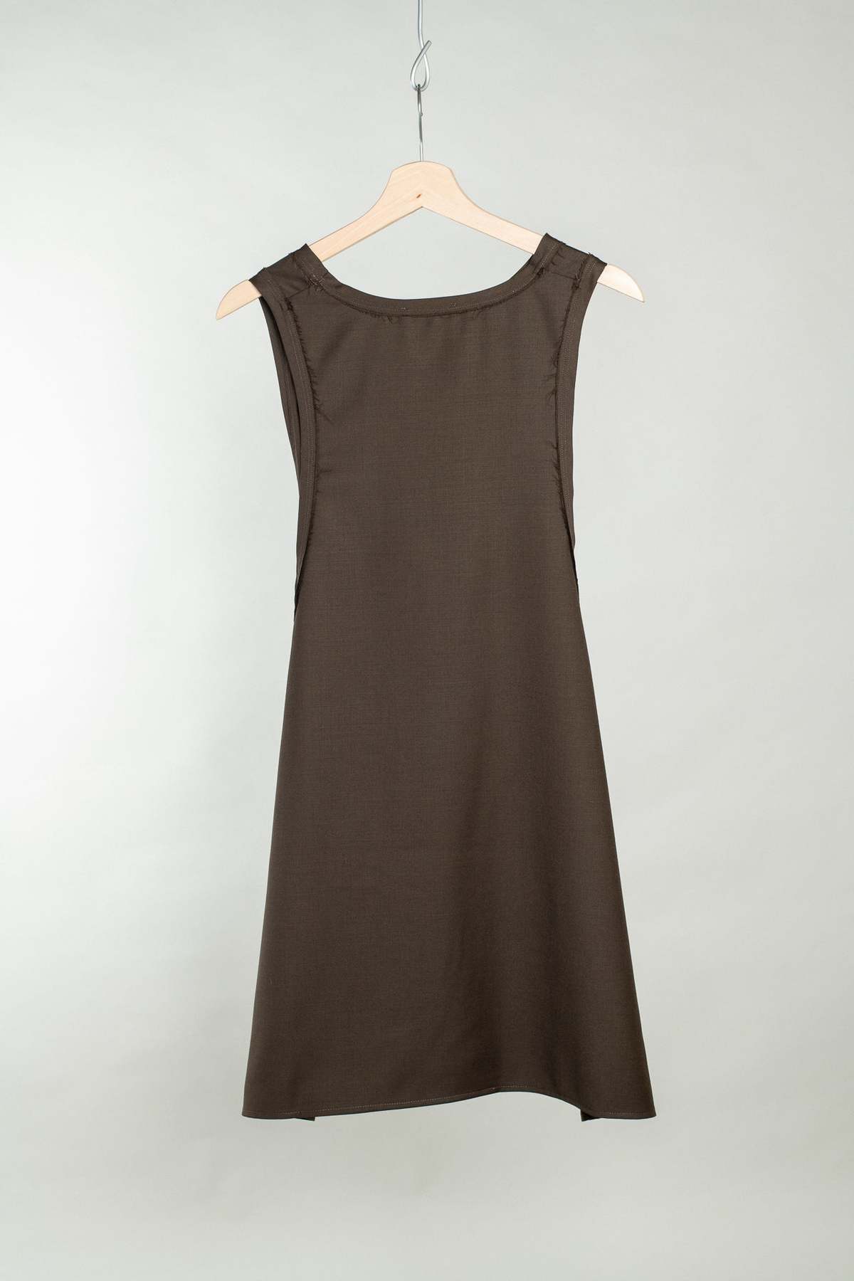 Wanze Wrap Tie Tank Dress - Mocha - Image 2 of 6