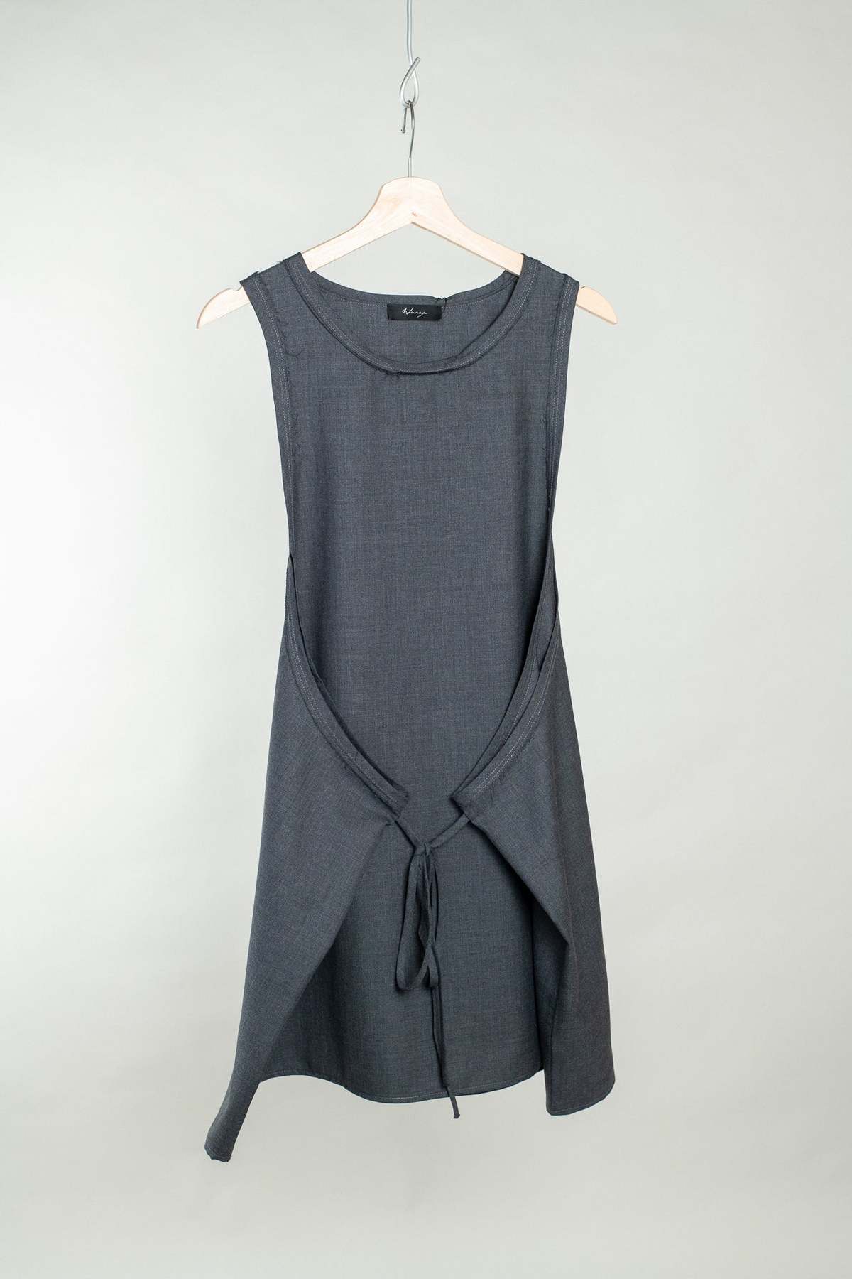 Wanze Wrap Tie Tank Dress - Slate - Image 1 of 6