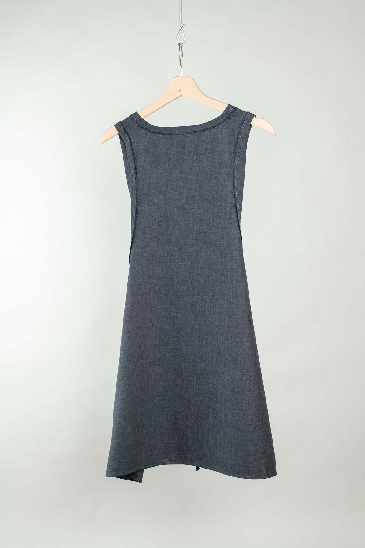 Wanze Wrap Tie Tank Dress - Slate - Image 2 of 6