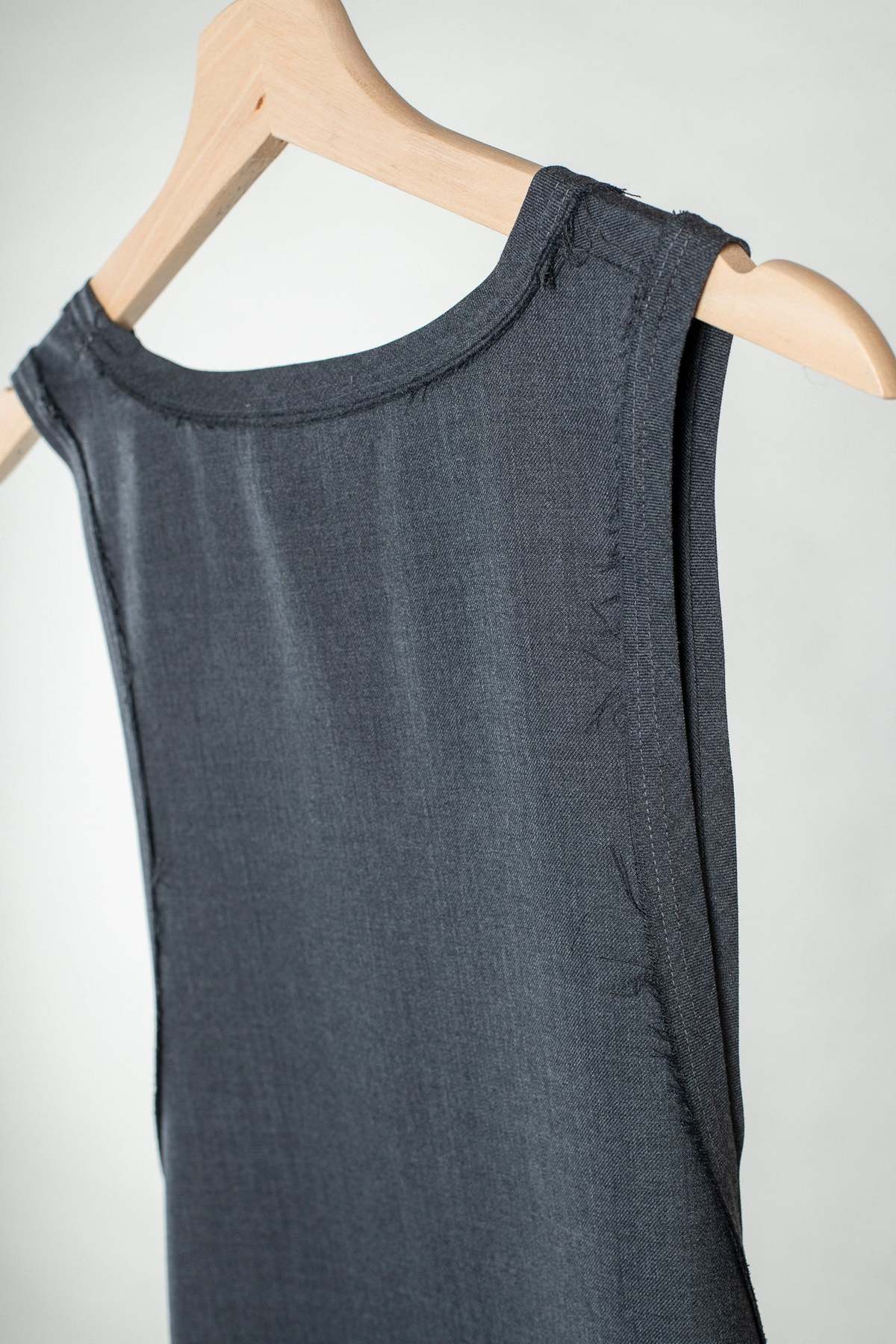 Wanze Wrap Tie Tank Dress - Slate - Image 3 of 6