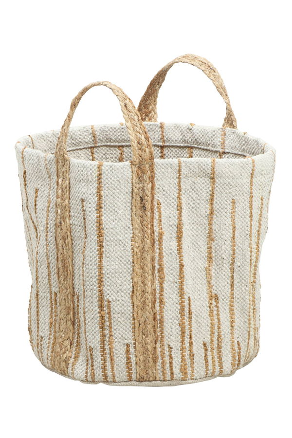 Homart Natural Woven Tote Basket