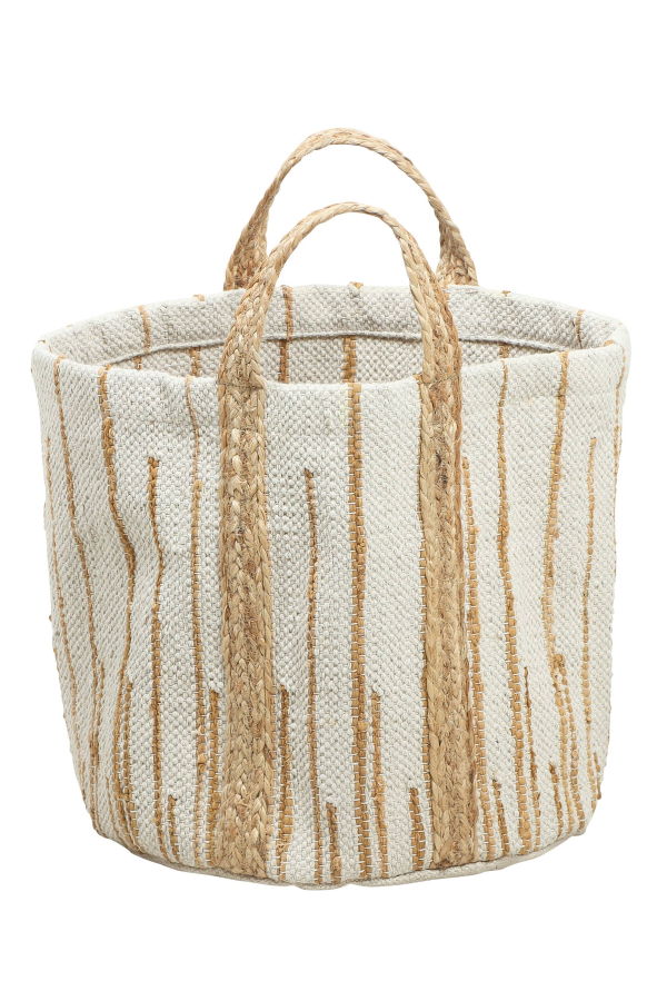 Homart Natural Woven Tote Basket