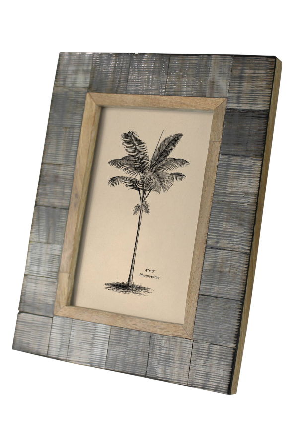 Homart Chiseled Horn 4x6 Picture Frame