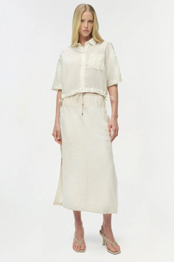 Jonathan Simkhai Ryland Camp Shirt - White Multi