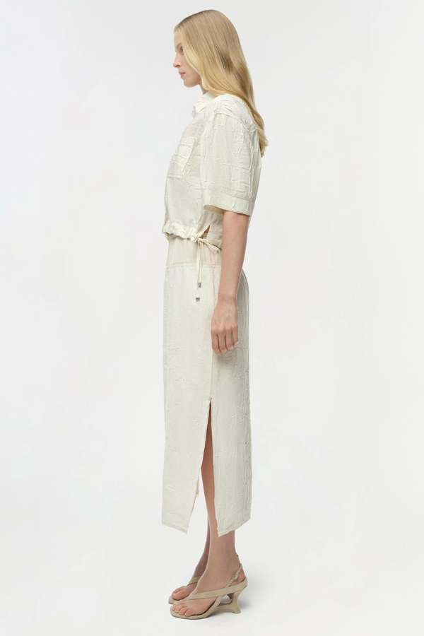 Jonathan Simkhai Ryland Camp Shirt - White Multi