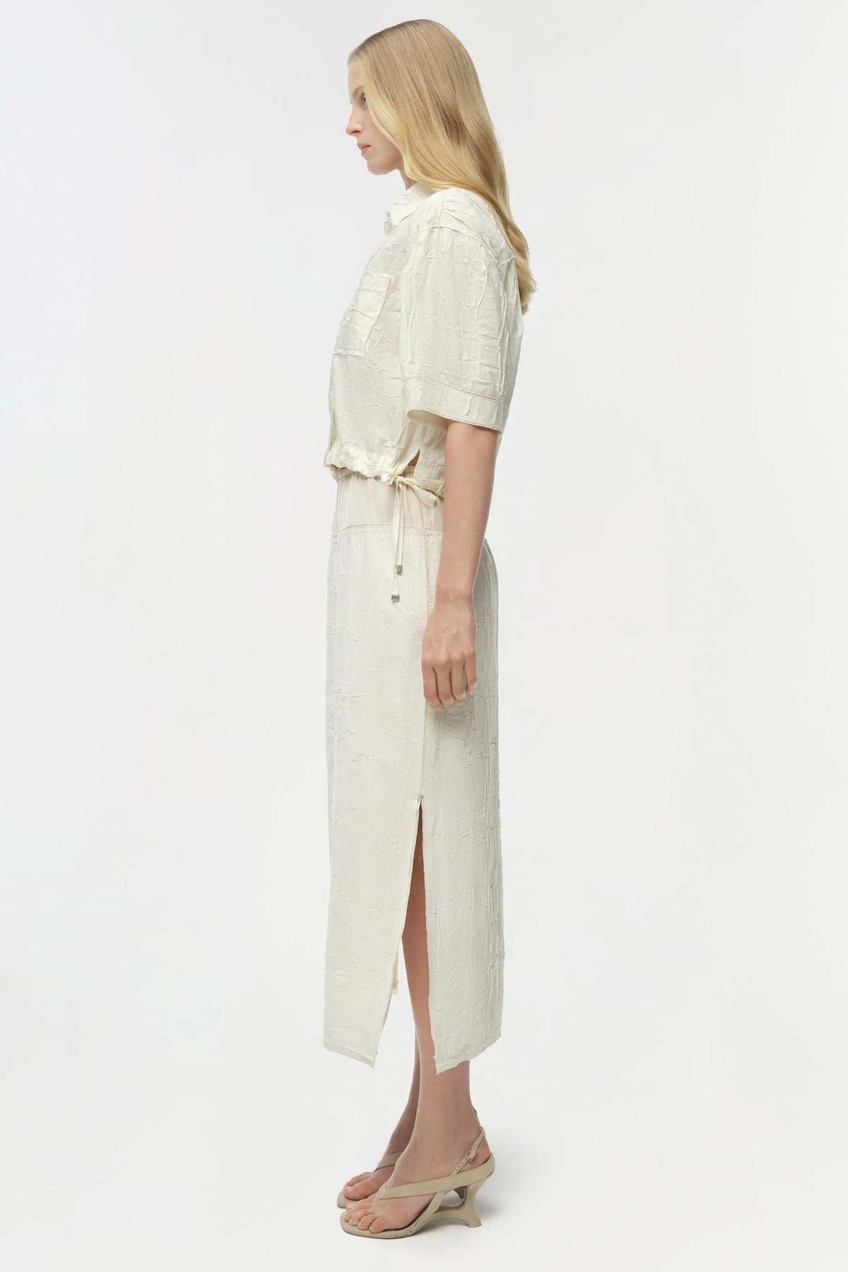 Jonathan Simkhai Ryland Camp Shirt - White Multi - Image 3 of 3