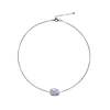 London Atelier Byproduct Freshwater Irregular Square Pearl Pendant Necklace - Thumbnail 1