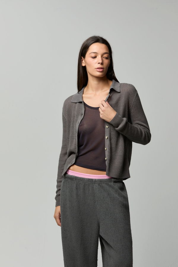 Asher Eloise Cardigan - Iron