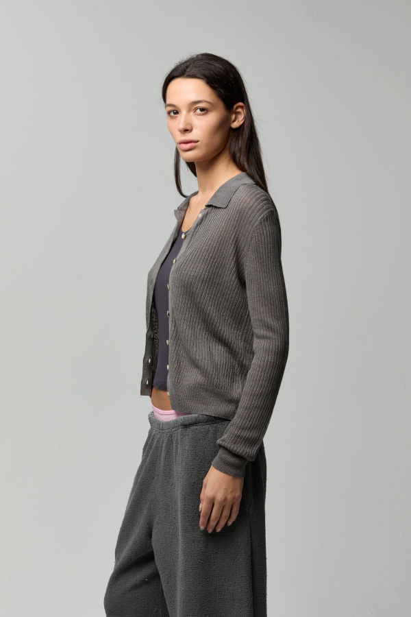 Asher Eloise Cardigan - Iron
