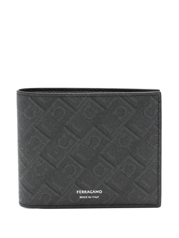 Ferragamo Wallet - Black Grey