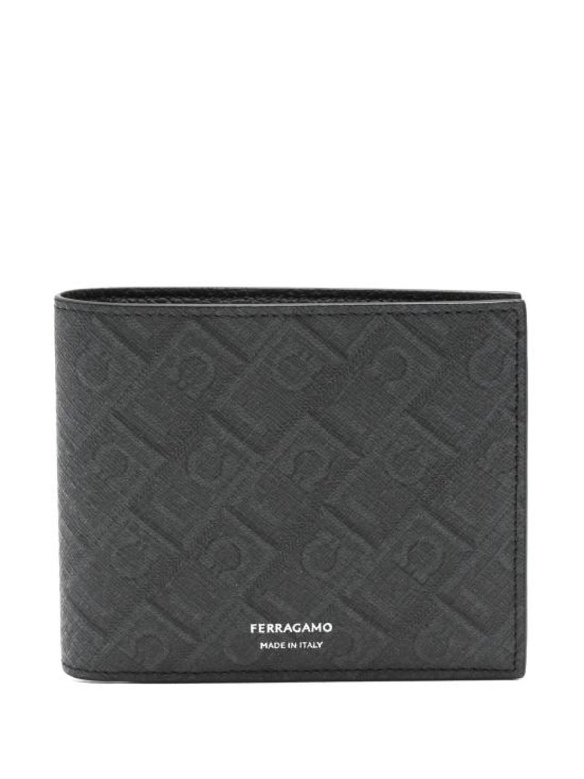 Ferragamo Wallet - Black Grey - Image 1 of 3