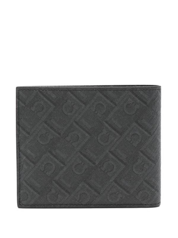 Ferragamo Wallet - Black Grey