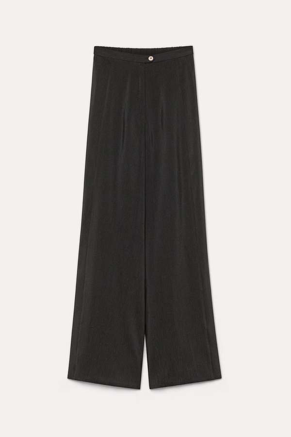 Forte Forte Slubbed Linen Pant - Noir