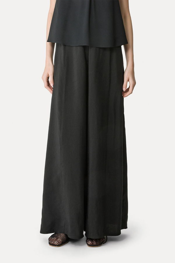 Forte Forte Slubbed Linen Pant - Noir