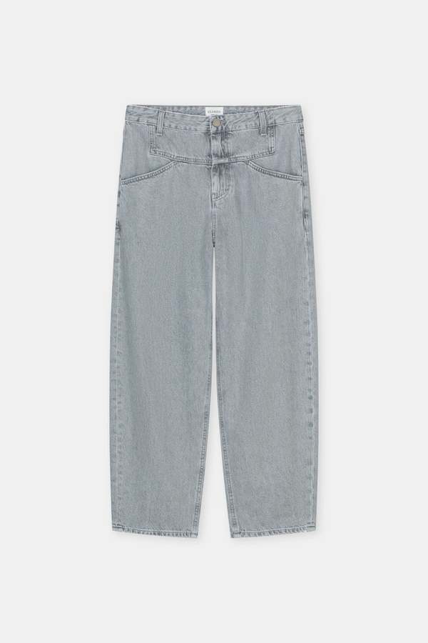 Closed Stover-X MG Denim Barrel Jeans - Mid Grey